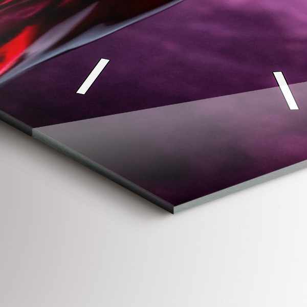 Reloj de cristal vertical Copa de vino - espejomat.es