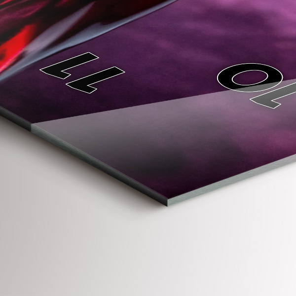 Reloj de cristal vertical Copa de vino - espejomat.es