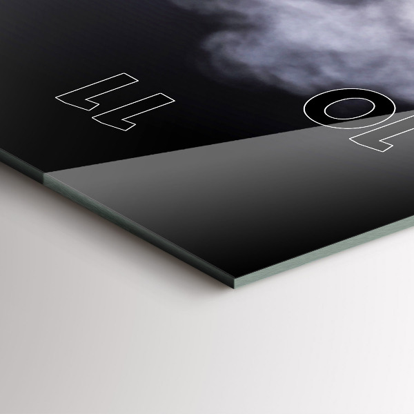 Reloj de vidrio vertical Coche antiguo de época - espejomat.es