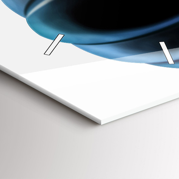 Reloj de vidrio vertical Globo en el cielo - espejomat.es