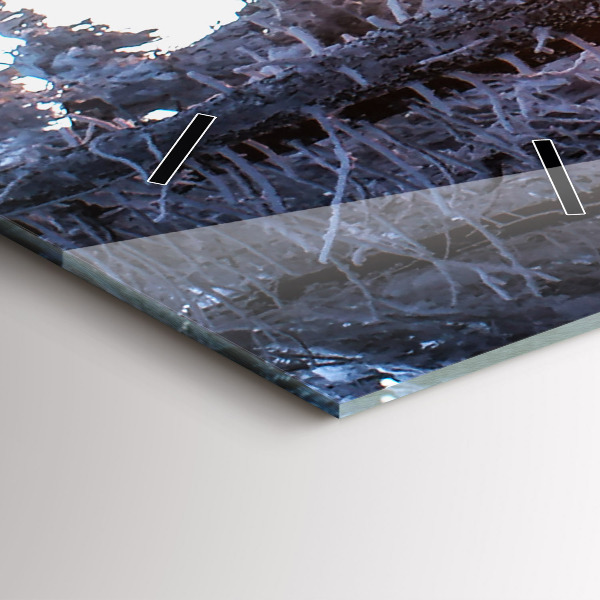 Reloj vertical Bosque al atardecer - espejomat.es