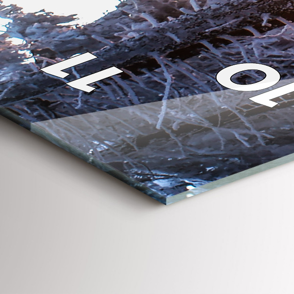 Reloj vertical Bosque al atardecer - espejomat.es