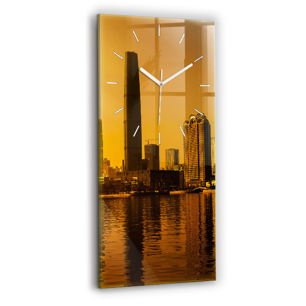 Reloj vertical Río Zhujiang - espejomat.es