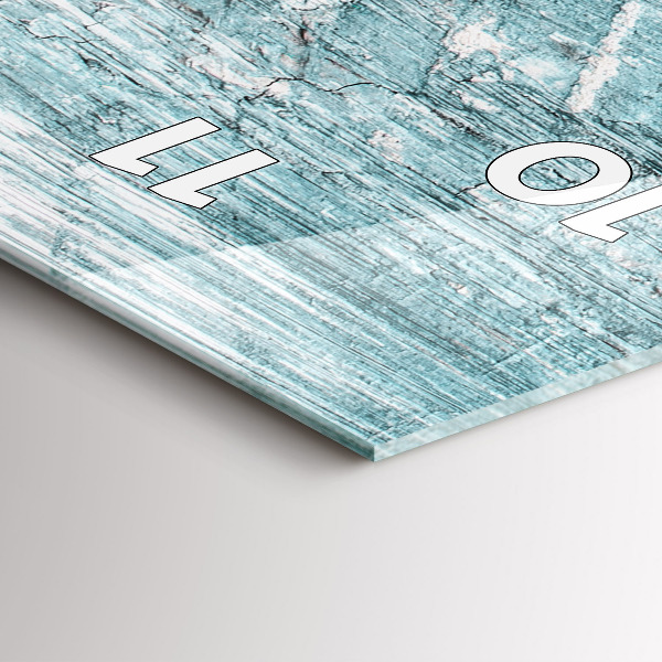 Reloj de cristal vertical Óleo textura abstracta - espejomat.es