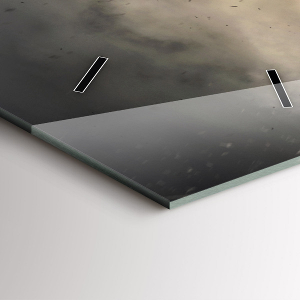 Reloj de cristal vertical Puños Poder - espejomat.es