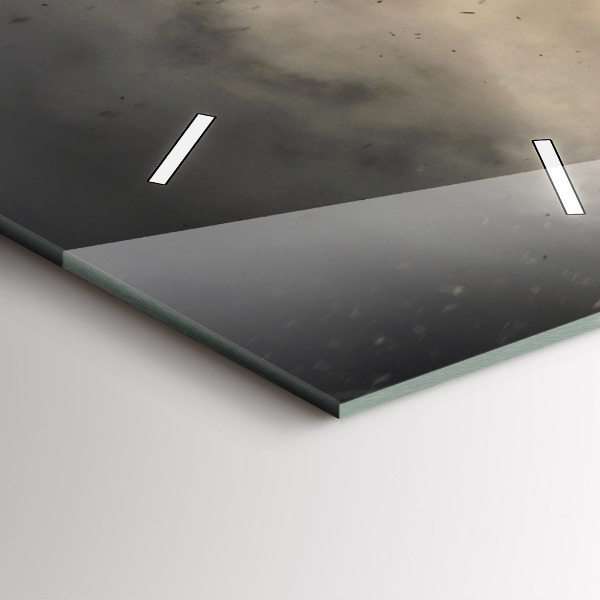 Reloj de cristal vertical Puños Poder - espejomat.es