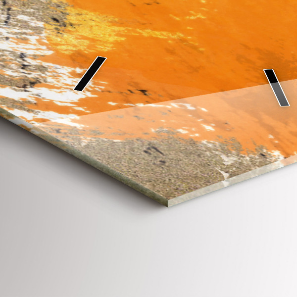 Reloj de vidrio vertical Retrato de mujer abstracto - espejomat.es