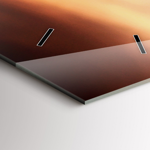 Reloj de cristal vertical Concha en la playa - espejomat.es