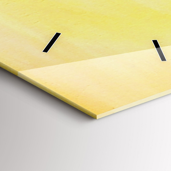 Reloj de vidrio vertical Grullas al atardecer - espejomat.es