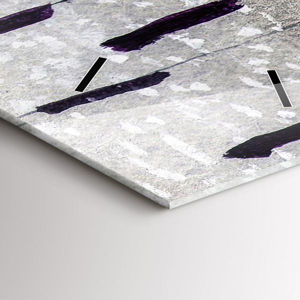 Reloj vertical Grullas en los juncos - espejomat.es