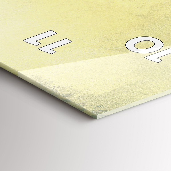 Reloj de vidrio vertical Pueblo pesquero - espejomat.es