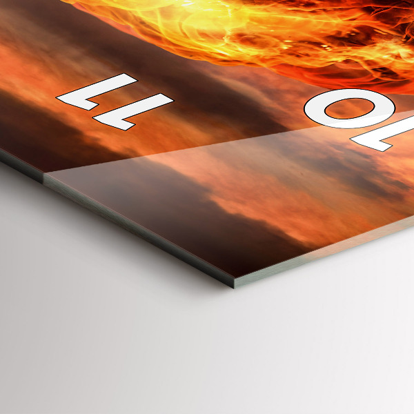 Reloj vertical Explosión de una bomba atómica - espejomat.es