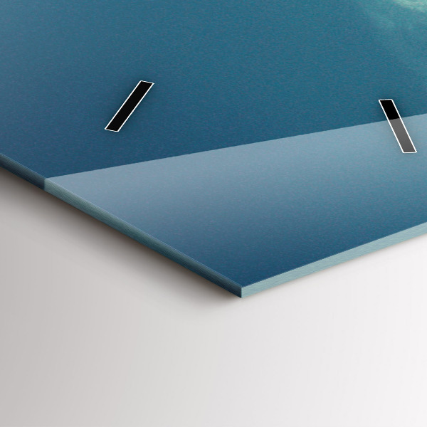 Reloj vertical Coche con tabla de surf - espejomat.es