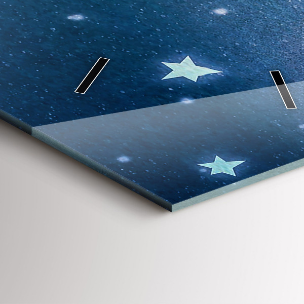 Reloj de cristal vertical Chica en la luna - espejomat.es