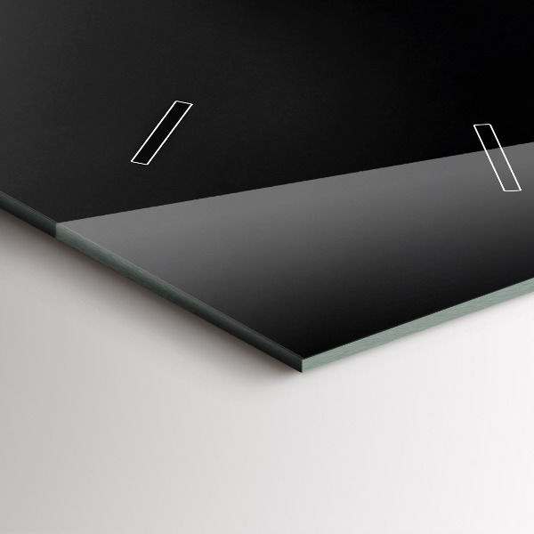 Reloj de vidrio vertical Flor de orquídea sobre el agua - espejomat.es