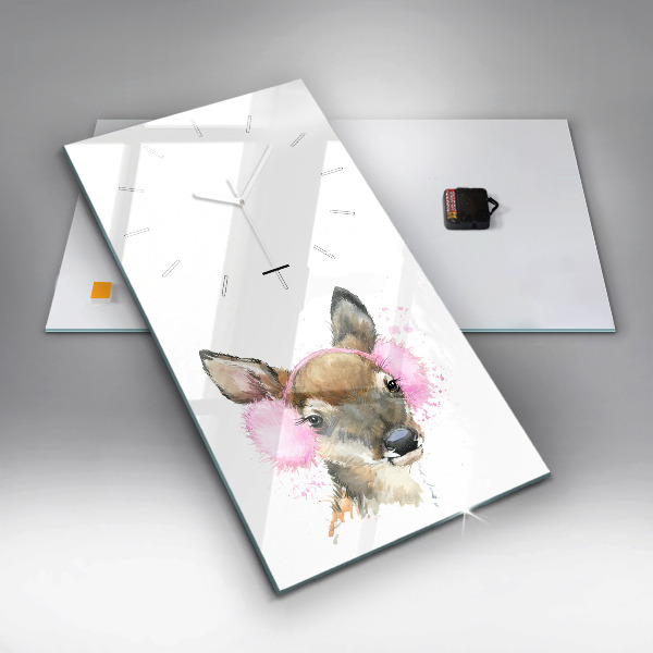 Reloj vertical Ciervos del bosque - espejomat.es