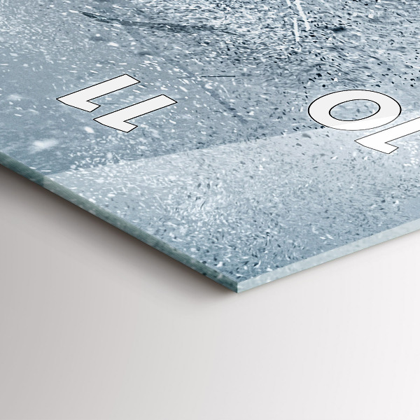 Reloj de cristal vertical Hombre corriendo - espejomat.es