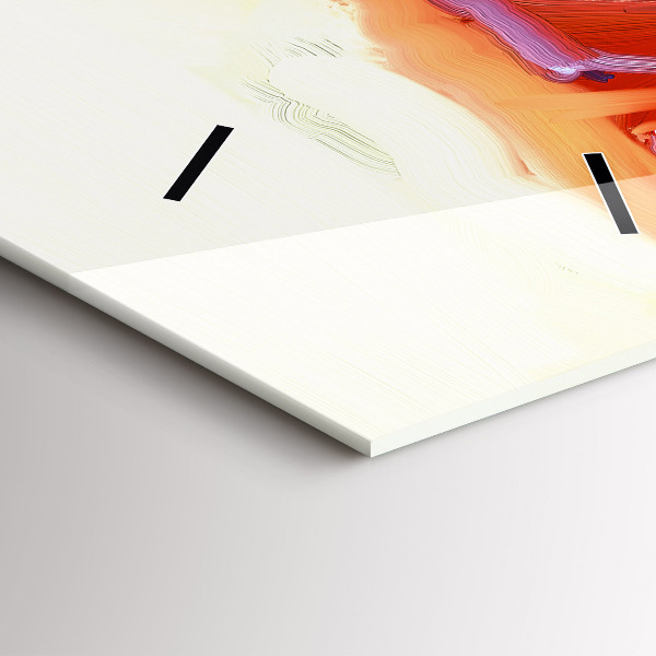 Reloj vertical Amapolas de colores - espejomat.es