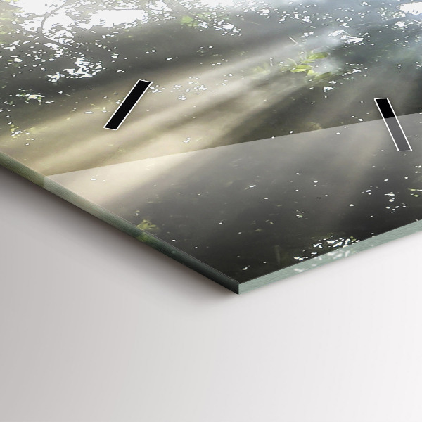 Reloj de vidrio vertical Elefante en la jungla - espejomat.es