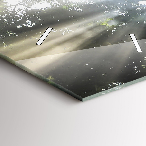 Reloj de vidrio vertical Elefante en la jungla - espejomat.es