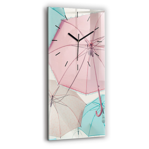 Reloj vertical Paraguas en pastel - espejomat.es
