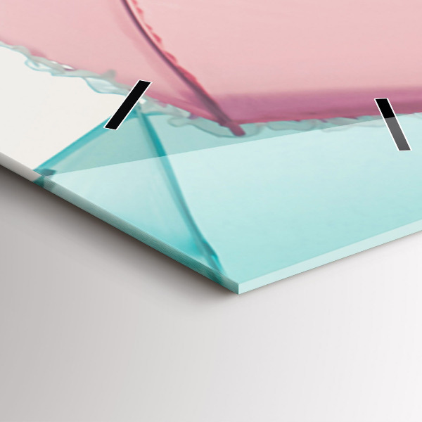 Reloj vertical Paraguas en pastel - espejomat.es