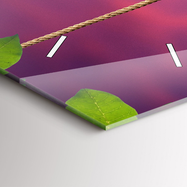 Reloj de cristal vertical Pajarera - espejomat.es