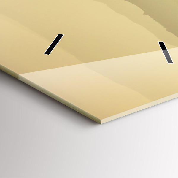 Reloj de cristal vertical Laderas neblinosas - espejomat.es