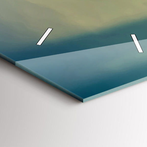 Reloj de cristal vertical Faro en el mar - espejomat.es