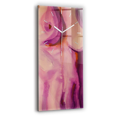 Reloj de vidrio vertical Pintura Mujeres - espejomat.es