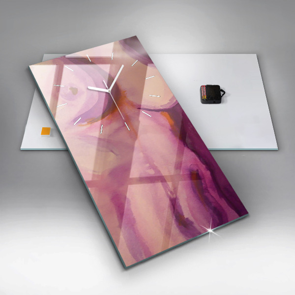 Reloj de vidrio vertical Pintura Mujeres - espejomat.es