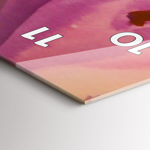 Reloj de vidrio vertical Pintura Mujeres - espejomat.es