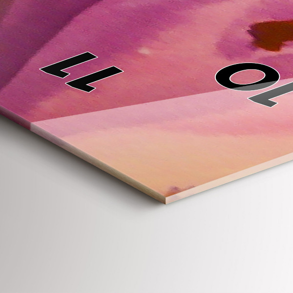 Reloj de vidrio vertical Pintura Mujeres - espejomat.es