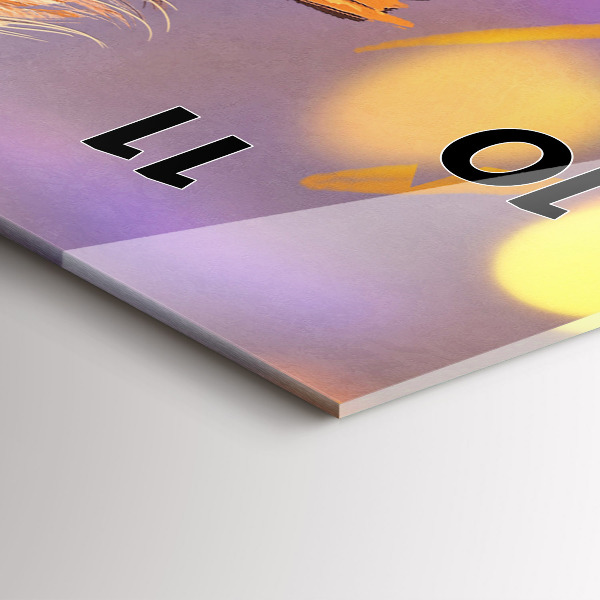 Reloj de cristal vertical Caballero con espada - espejomat.es