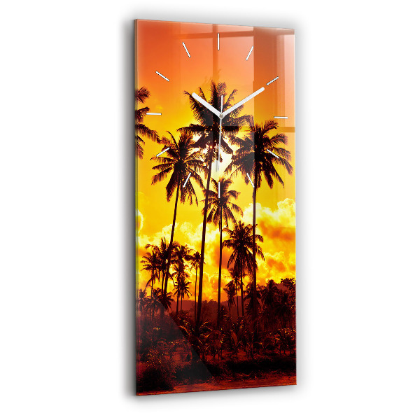 Reloj de cristal vertical Tailandia Playa de Klong Prao - espejomat.es