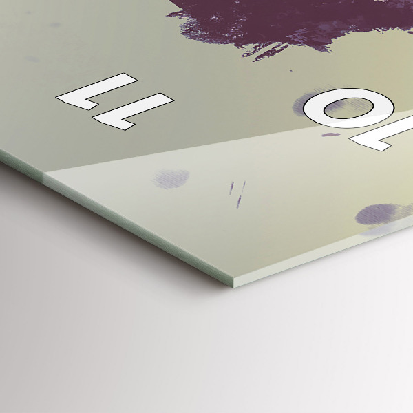 Reloj de cristal vertical Zombie de noche - halloween - espejomat.es