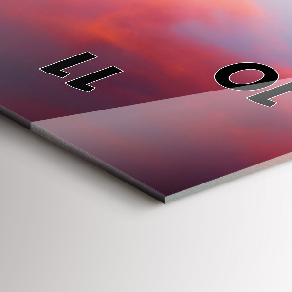 Reloj vertical Lago Stellisee Matterhorn - espejomat.es