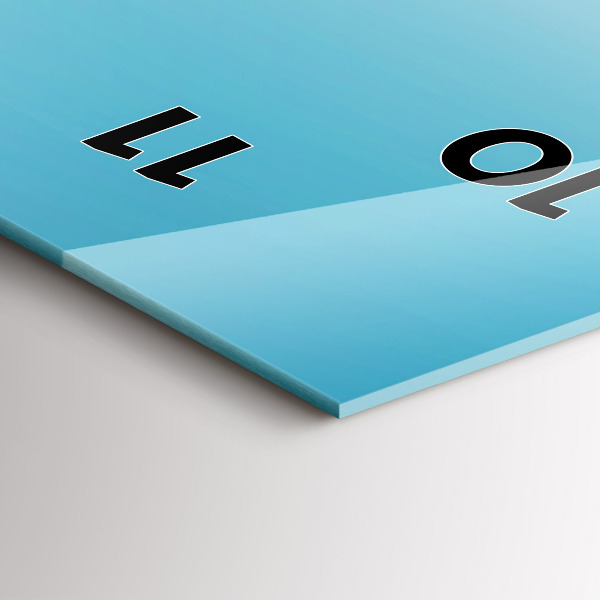 Reloj vertical Isla voladora - espejomat.es