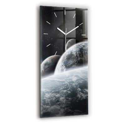 Reloj de cristal vertical Cosmos Planetas - espejomat.es
