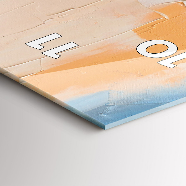 Reloj de cristal vertical Retrato de mujer - espejomat.es