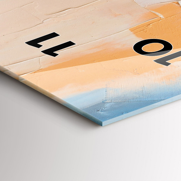 Reloj de cristal vertical Retrato de mujer - espejomat.es