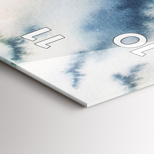 Reloj vertical Pescador en un lago - espejomat.es