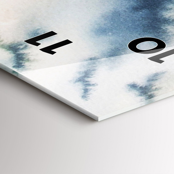 Reloj vertical Pescador en un lago - espejomat.es