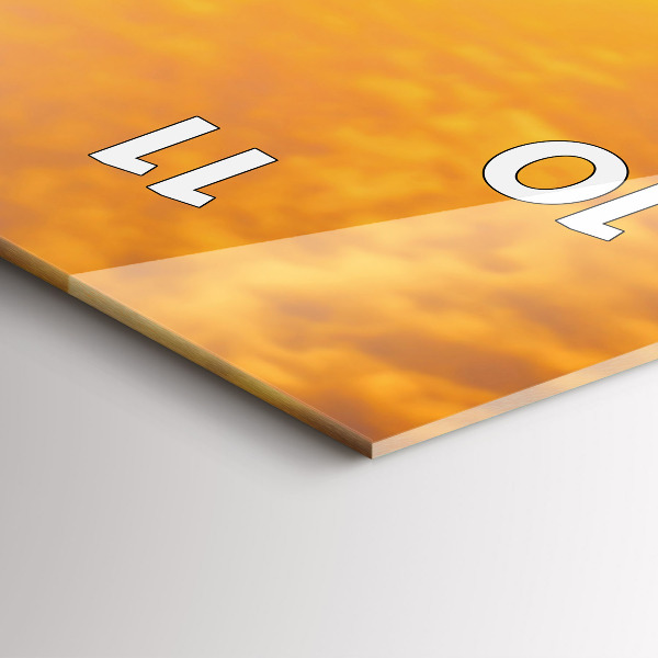 Reloj vertical Cisnes enamorados - espejomat.es