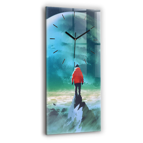 Reloj vertical Hombre en la luna - espejomat.es