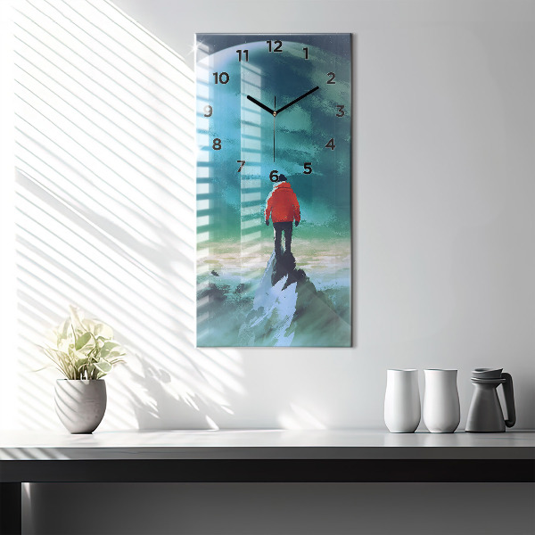 Reloj vertical Hombre en la luna - espejomat.es