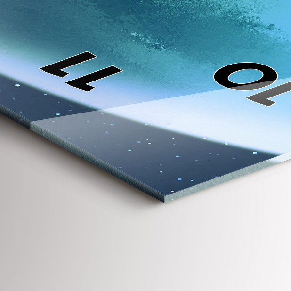 Reloj vertical Hombre en la luna - espejomat.es