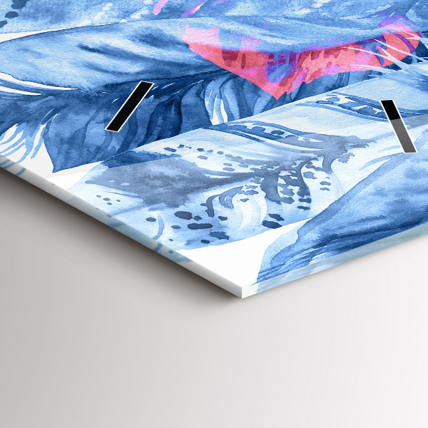 Reloj vertical Plumas de colores - espejomat.es