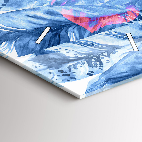 Reloj vertical Plumas de colores - espejomat.es