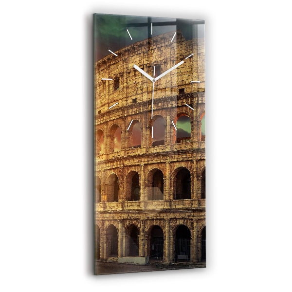 Reloj de cristal vertical Coliseo romano - espejomat.es